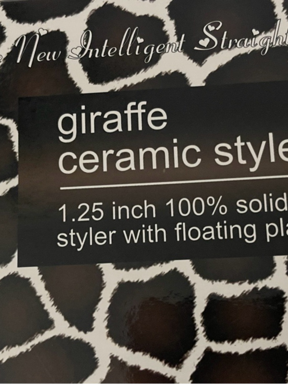 Ceramic Style 1.25-inch Styler - Black and White